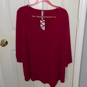 V-Neck Women’s Blouse